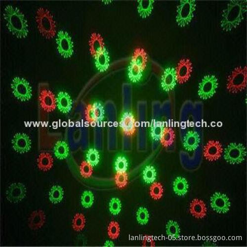 100mW Multi Twinkling Effects Holiday Light, controlled by two DC-step motors